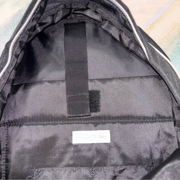 Lacoste Black Backpack - Picture 6 of 9